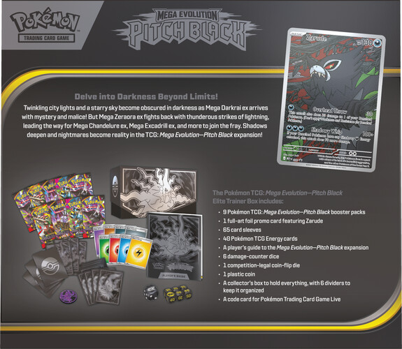 Pokémon Pokemon Mega Evolution 05 - Pitch Black - elite trainer box 196214157422