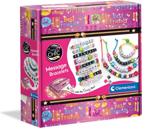 Clementoni Crazy chic Bracelet à messages (fr/en) 8005125186341