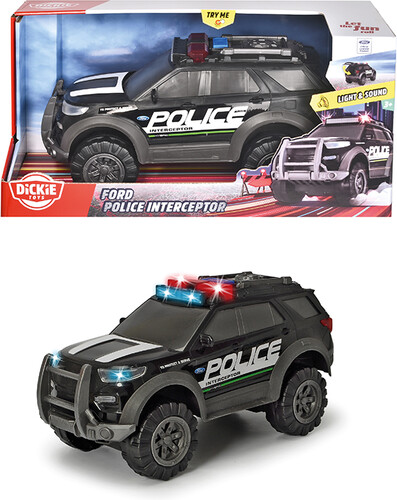 Dickie Toys Action Series - Police Ford Interceptor Sons et lumières 30cm 4006333071331