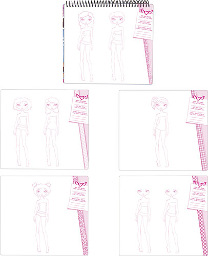 Fashion Angels Fashion Angels portfolio croquis 9781949962178