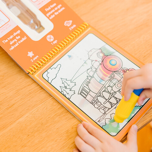 Melissa & Doug water wow - carnet d'activités réutilisable - véhicules 681147000148