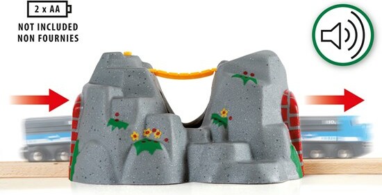 Brio Train Brio Train en bois Tunnel d'aventures 33481 7312350334814