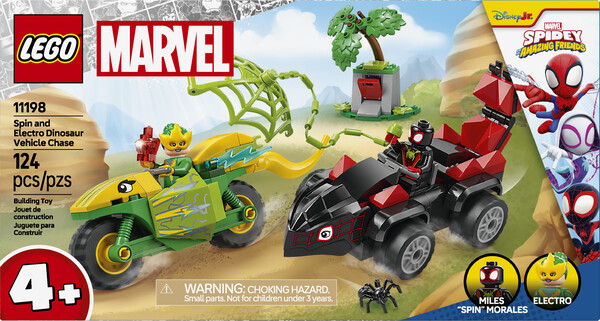 LEGO LEGO 11198 Course-poursuite entre Spin et Electro en dino-véhicules 673419404358