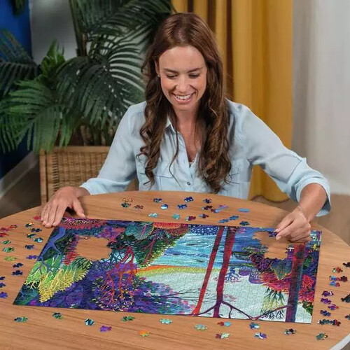Ravensburger casse-tête Casse-tête 1000 Forêt indigo 4005555018513