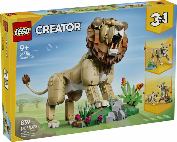 LEGO LEGO 31386 Lion Les animaux sauvages : le lion majestueux 673419421591