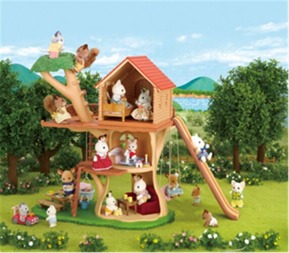 Calico Critters Calico Critters Maison dans l'arbre non meublée sans animaux (en) 020373214446