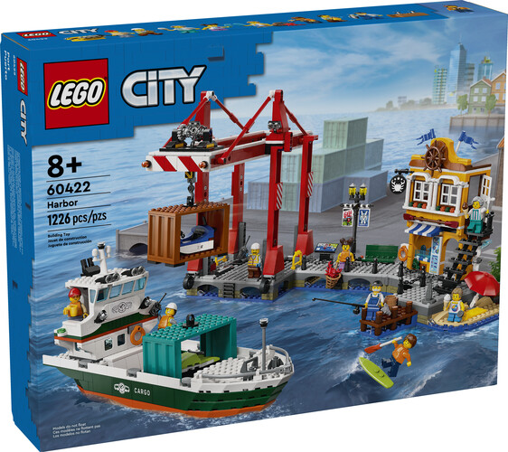 LEGO LEGO 60422 Le port maritime et le navire de marchandises 673419390194