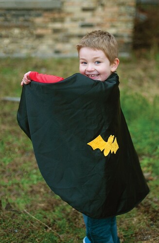 Creative Education Costume Cape réversible araignée / chauve-souris rouge, 4-6 771877552731