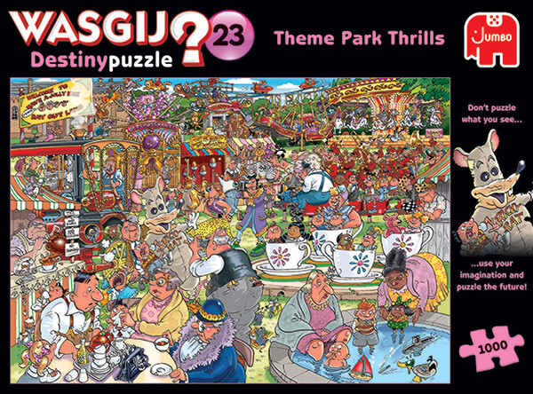 Jumbo Casse-tête 1000 Wasgij Destiny #23 Frissons au parc d'attraction 8710126250051