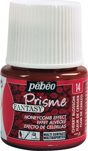 pébéo Peinture à effet alvéolé Fantasy Prisme 45ml fleur de cerisier 14 3167860098329