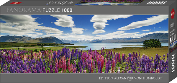 Heye Casse-tête 1000 Panoramique Lac Tekapo, Nouvelle-Zélande (Lake Tekapo), Alexander von Humboldt, panorama 4001689299026