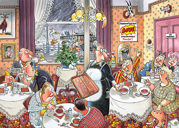 Jumbo Casse-tête 1000 Wasgij Retro Mystery #04 Spectacle "live" 8710126191774