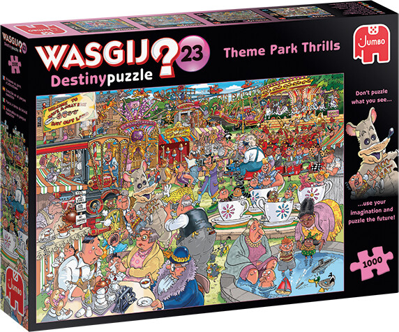 Jumbo Casse-tête 1000 Wasgij Destiny #23 Frissons au parc d'attraction 8710126250051