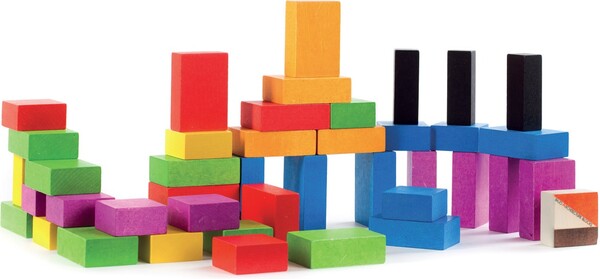 BAJO Bajo Blocs En Bois, 43 Pièces (Blocks 43) 5906554291060