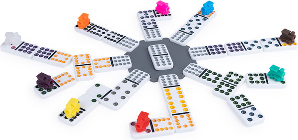 Spin Master Domino couleurs double 12 (d12) Boîte métal 778988436547