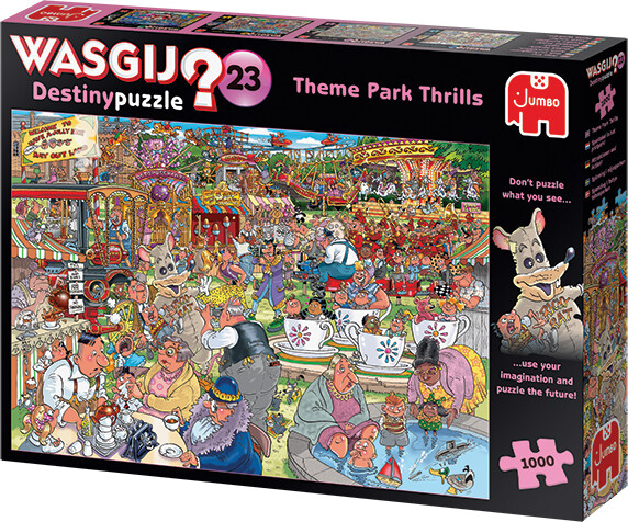 Jumbo Casse-tête 1000 Wasgij Destiny #23 Frissons au parc d'attraction 8710126250051