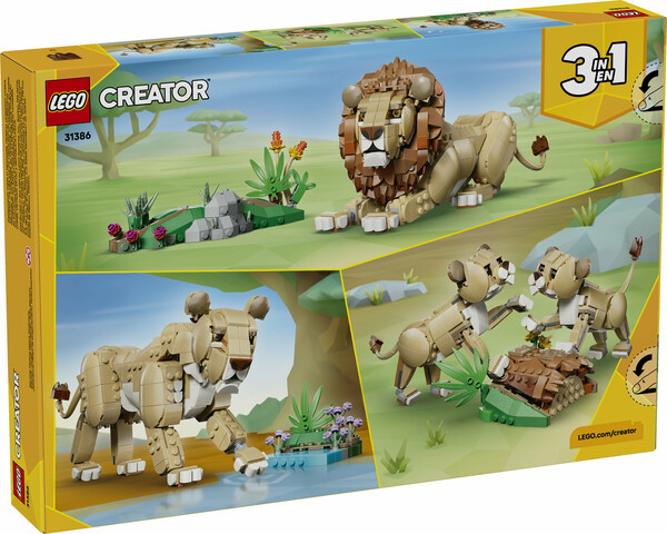 LEGO LEGO 31386 Lion Les animaux sauvages : le lion majestueux 673419421591
