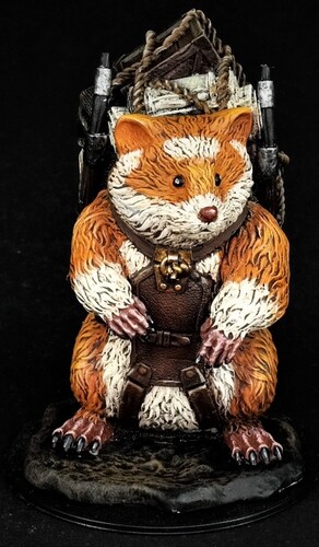 NECA/WizKids LLC Dnd unpainted - paint night kit space hamster ltd 634482905975