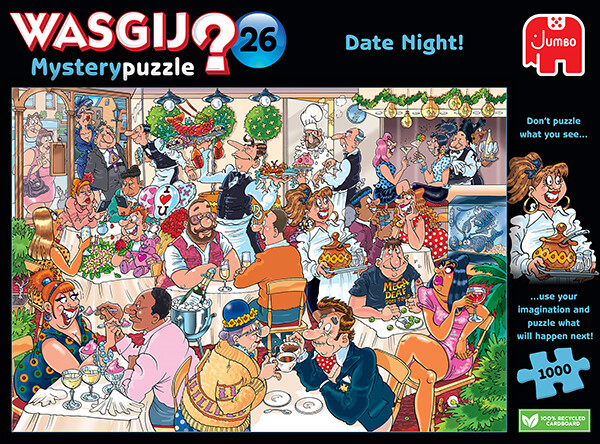 Jumbo Casse-tête 1000 Wasgij Mystery #26 Saint-Valentin 8710126018538