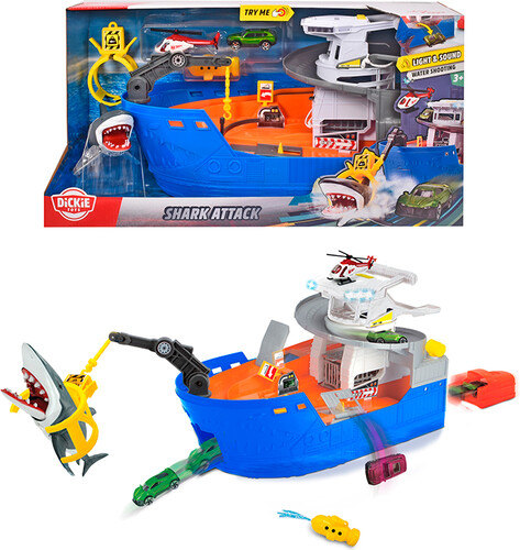 Dickie Toys dickie - Bateau "Attaque de requin" 41,5 cm 4006333055898