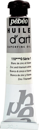 pébéo Huile d'art 37ml blanc titane/zinc 110 3167860141100