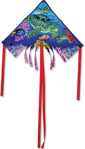 Premier Kites Cerf-volant monocorde Fringe delta 28 - Tortue de mer 630104173838