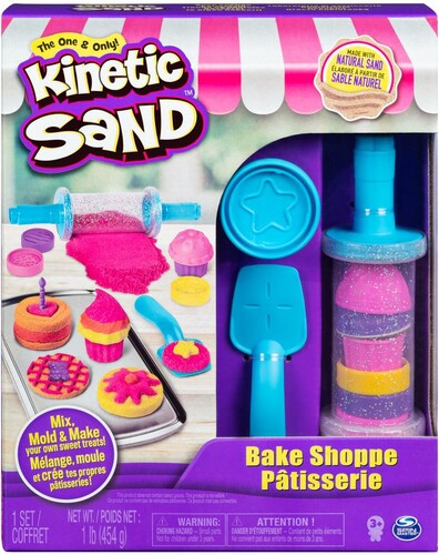 Kinetic Sand Kinetic Sand Coffret pâtisserie avec 16 outils et moules (sable cinétique) 778988557051