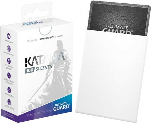 ultimate guard Protecteurs de cartes mtg Katana standard blanc 66x91mm 100ct 4260250073803