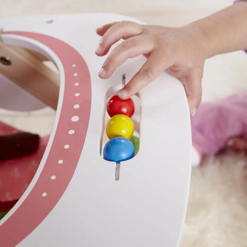 Hape Poussette pour poupée bébé en bois (sans poupée) 6943478006263