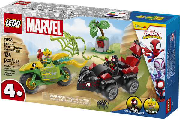 LEGO LEGO 11198 Course-poursuite entre Spin et Electro en dino-véhicules 673419404358