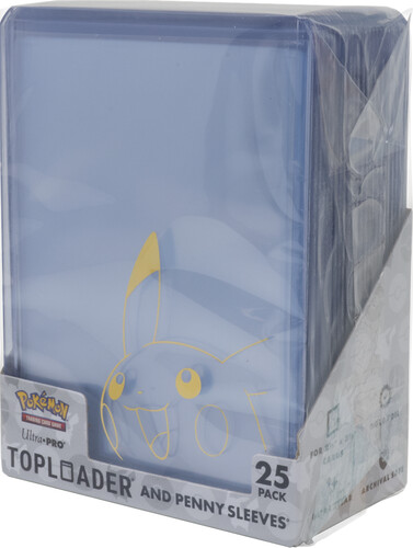 Ultra PRO topload 3x4 35pt + penny sleeve combo Pikachu 25ct 074427166632