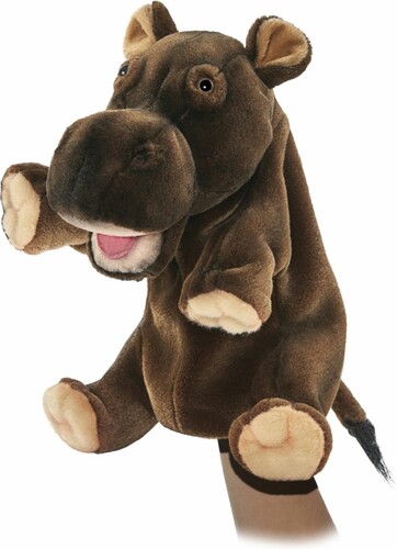 Hansa Creation Marionnette hippopotame peluche 24cm 4806021940372