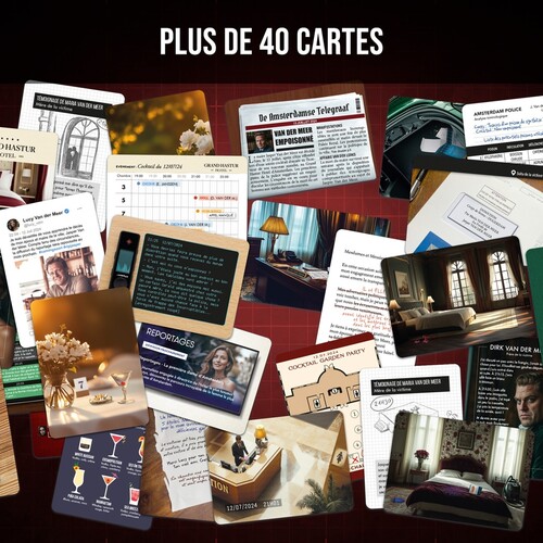 Platonia Games Dossiers Criminels (fr) Pocket - Qui a tué Jasper Van Der Meer? 3760363610298