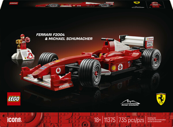 LEGO LEGO 11375 Ferrari F2004 & Michael Schumacher 673419422697