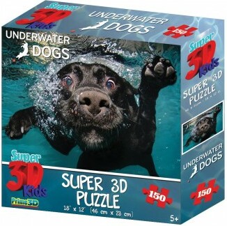 Imports Dragon Casse-tête 3D Puzzle 3d animal motion 150pcs chien noir 670889108670