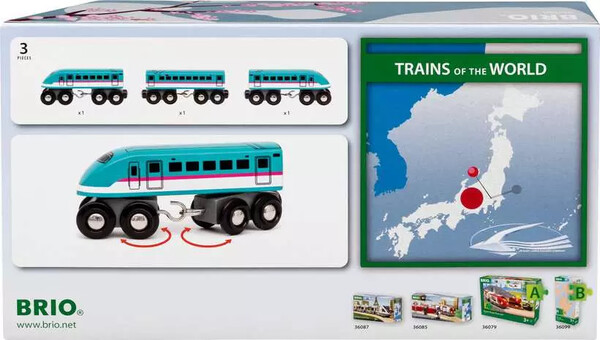 Brio Train Brio Train en bois World Train Shinkansen 7312350360868