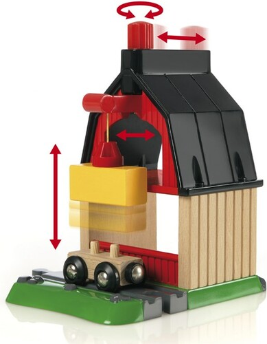 Brio Train Brio Train en bois Circuit de la ferme 33719 7312350337198