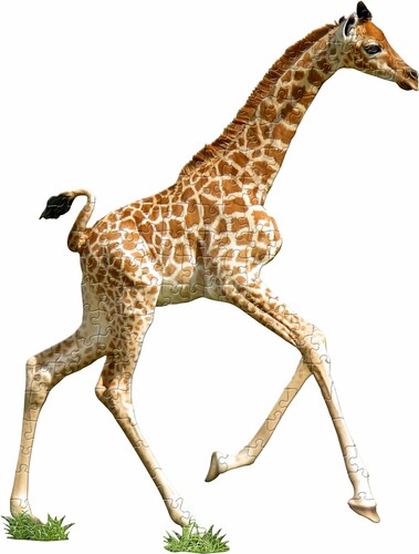 Madd Capp Casse-tête 100 silhouette - girafe 040232640827