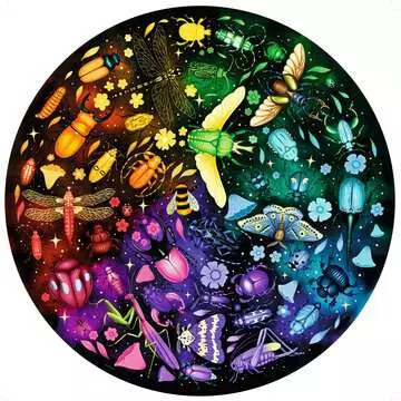 Ravensburger Casse-tête 500 cercle de couleurs - Insectes Round 4005555008200