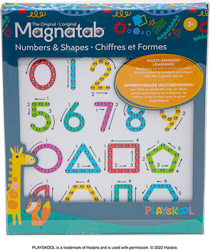 Play Monster (Patch) Magnatab - Tableau magnétique - Chiffres et formes 093514252096
