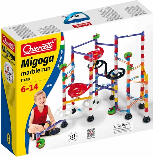 Quercetti Marble Run Super Vortex (213 pieces) 6588 (fr/en) (parcours de billes) 8007905065884