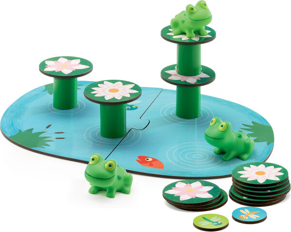 Djeco Little balancing (fr/en) jeu d'équilibre, dextérité et manipulation 3070900085541