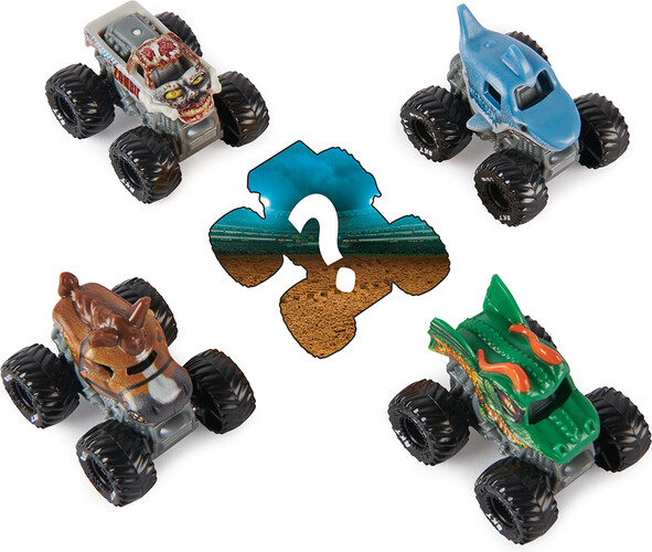 Monster Jam monster jam mini - 1:87 coffret de 5 mini 778988464946
