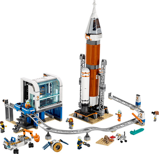 LEGO LEGO 60228 La fusée spatiale et sa station de lance 673419304252