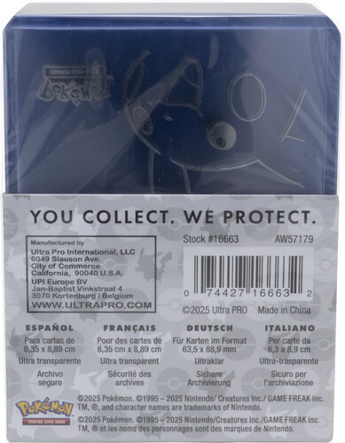 Ultra PRO topload 3x4 35pt + penny sleeve combo Pikachu 25ct 074427166632