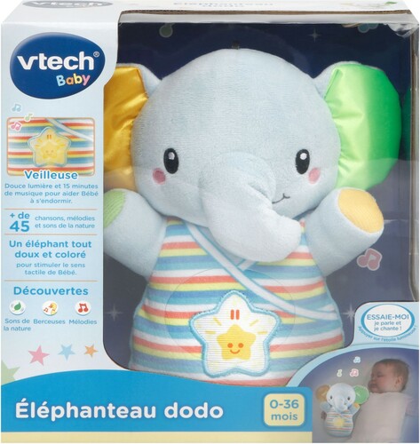 VTech VTech Éléphanteau dodo bleu (fr) 3417765086052