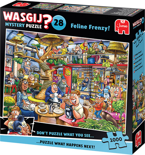 Jumbo Casse-tête 1000 Wasgij Mystery #28 Folie féline 8721017602859