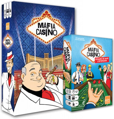 Les Éditions Boîte de Jeux Mafia Casino (fr) combo base + extension Hommes de main *