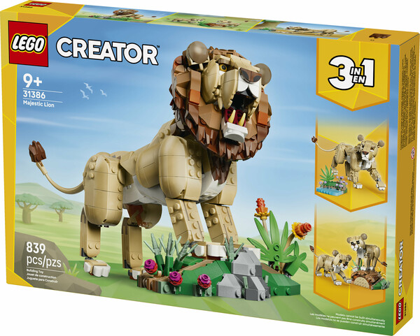 LEGO LEGO 31386 Lion Les animaux sauvages : le lion majestueux 673419421591