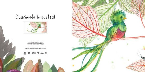 Maxou & Bizou Carte fête - Quasimodo le quetzal 754083370283